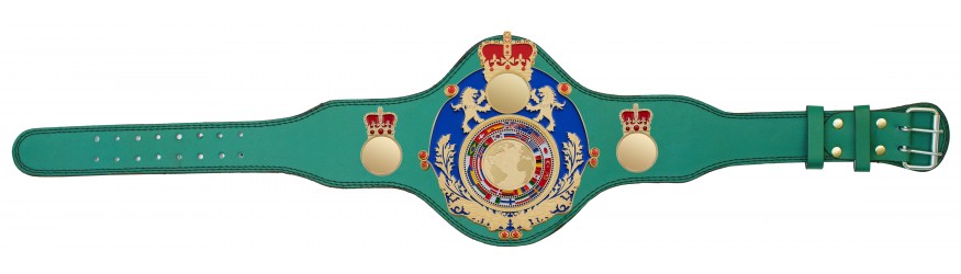 QUEENSBURY PLT LEATHER WORLD FLAGS CHAMPIONSHIP BELT - PLTQUEEN/BLUE/G/FLAGG - AVAILABLE IN 4 COLOURS